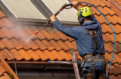 Démoussage et hydrofuge de toiture à Mézin